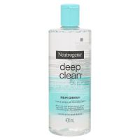 Neutrogena Deep Clean Micellar Purifying Water 400ml ผลิตภัณฑเช็ดทำความสะอาดผิวหน้าและเมคอัพกันน้ำสูตรอ่อนโยน