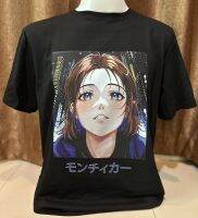 เสื้อยืดคอกลม ลาย ANIME