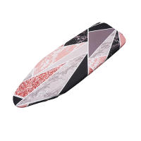 Ironing Board with Ironing Board Cover Resist Scorching and Printed Ironing Board Cover Protective Non-slip