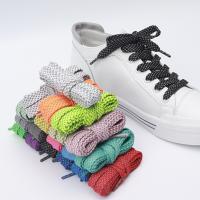 【HOT】┋▦◈ 1Pair Reflective Laces Flat Shoelaces for Sneakers Colorful Shoe laces Shoelace 100/120/140/160CM Strings