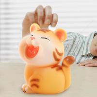 segolike Vinyl Piggy Bank Animal Figurines for Kids Baby Toddlers Birthday Gift