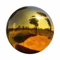 High Quality Stainless Steel Garden Color Ball Decorative Metal Art Colorful Sphere For Home Garden Yard Ponds Decoration Decor