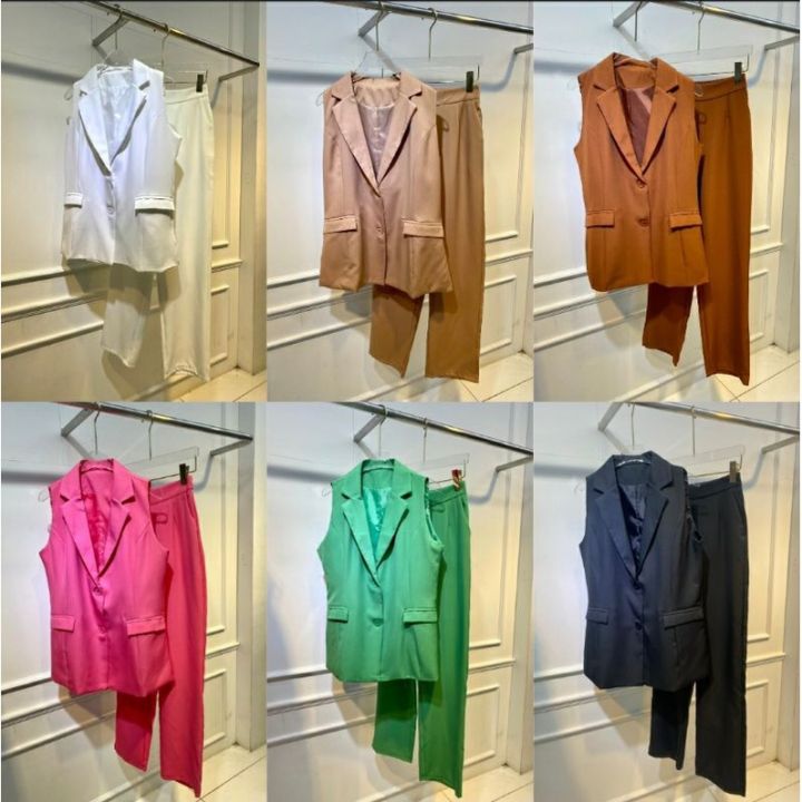 henna-blazer-and-pant-setชุดเซท2ชิ้น-รุ่นใหม่สวยดูดี-working-womanสุดๆ-ลุคนี้มาในลุคแบบน้อยๆ-สวยแบบผู้ดี-สวยตาแตกจัดด่วน