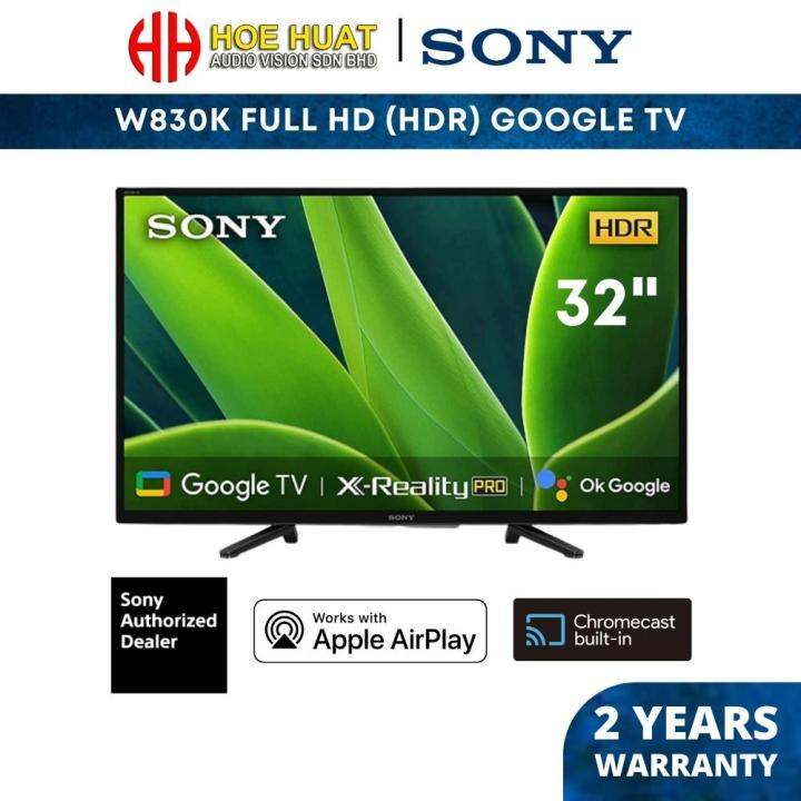 【2022 New】 Sony KD32W830K 32" HD Ready HDR Bravia LED Smart TV Android