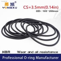 ❍ஐ Rubber Black NBR Sealing O Ring CS3.5mm OD105/110/115/120/125/130/135/140/145/150/200x3.5mm Seal NBR Gasket Rings Sealing