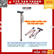 Gậy 1 Chân ThẳngCó Thể Xếp Gọn Lucass Y-27Có Thể Tăng Giảm Chiều Cao