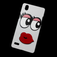 For OPPO Mirror 5 A51 3D Cute Sexy Lips Eye Back Hard Case Cover