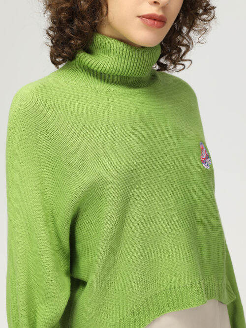 Cider Green Turtleneck Sweater Lazada PH