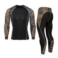 New Mens Thermal Underwear Sets Compression Sport Suit Sweat Quick Drying Thermo Underwear Men Clothing Long Johns Sets