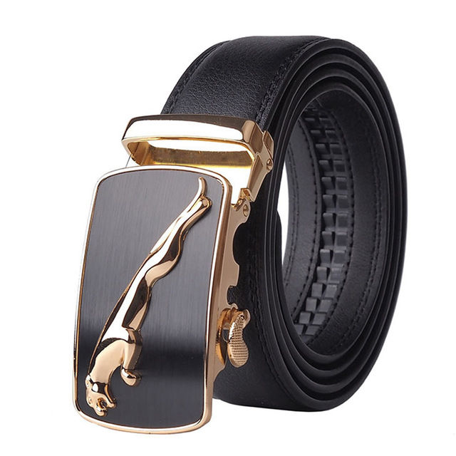 New Famous Brand Belt Men Quality Genuine Leather Belts for Women Luxury Strap Male Metal Automatic