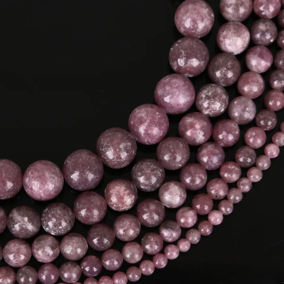 4/6/8/10/12mm Natural Stone Beads Amethyst Round Beads For Jewelry