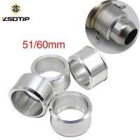 ZSDTRP Motorcycle 60mm to 51mm Aluminum Exhaust Adapter Reducer Connector Pipe for 60mm Exhaust