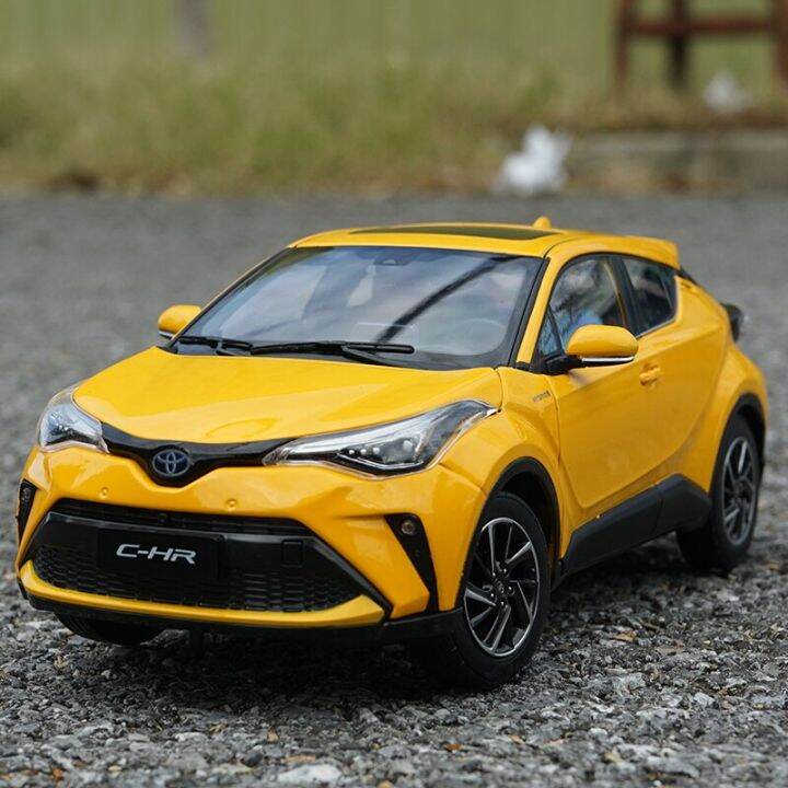 24CM 1:18 Scale 2021 TOYOTA C-HR CHR Alloy Car Model Diecast Metal ...