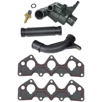 AP03 LKJ100992L Thermostat Housing s Sensor Kit+ 2 Pcs Intake Manifold Gasket For Rover 45 75 V6 2.0 2.5