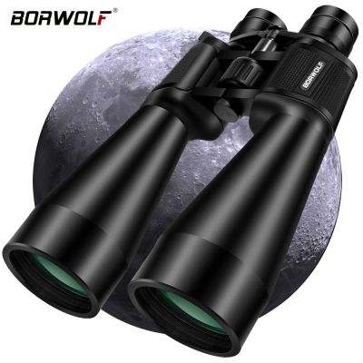 BORWOLF 20-60X70กล้องส่องทางไกลแบบขยายสูงซูมระยะไกล60เท่าล่าสัตว์กล้องโทรทรรศน์ดาราศาสตร์ HD ซูมมืออาชีพ