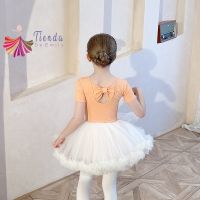 [Childrens clothing] กระโปรงฝึกซ้อมชุดบัลเล่ต์เด็ก39; S ชุด Leotard สำหรับยิมนาสติก Tutu ชุดเต้นรำคลาสสิกแขนยาวสั้น