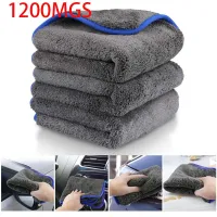 1200gsm Ultra-Thick Microfiber Car Detailing Wash Towels Cleaning Cloth Towel for House Car Washing Drying Auto Polishing Cleaning Tools