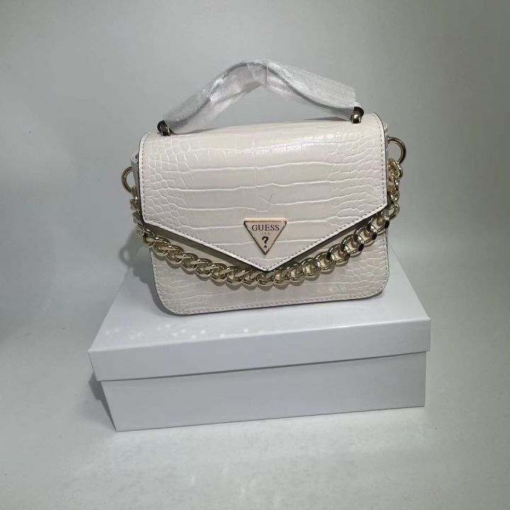 guess-european-and-american-simple-retro-all-match-solid-color-chain-crocodile-pattern-portable-small-square-bag-female-bag