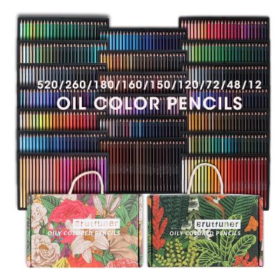 Andstal Brutfuner ดินสอสี520/260/180/160/120/80/50/48/12ดินสอสีน้ำวาดภาพแบบมืออาชีพโรงเรียนอุปกรณ์ศิลปะเด็ก