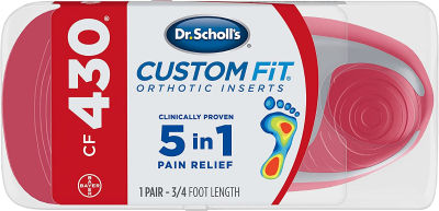 Dr. Scholls Custom Fit Orthotic Inserts, CF 430