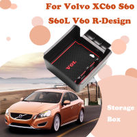 ที่เท้าแขนกลางกล่องเก็บสำหรับวอลโว่ XC60 S60 S60L V60 2014 ~ 2018 R-Design คอนโซลกลางเบ็ดเตล็ดบรรจุออแกไนเซอร์อุปกรณ์เสริม