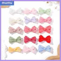 MUMU 10pcs คลิปจระเข้ คลิปผมเด็ก งานปัก งานทำมือ โบว์ติดผมเด็กผู้หญิง อุปกรณ์เสริมเสริม ผ้าที่เป็นกลาง Barrettes เด็กวัยหัดเดิน