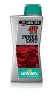 MOTOREX - POWER SYNT 4T 10W501.0L สำหรับรถทางเรียบ ***New Model***