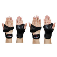 Soared 4 Pcs Skiing Armfuls Wrist Support Hand Protection Ski Wrist Support Skiing Palm Protection Roller Snowboarding Skating Guard L &amp; M