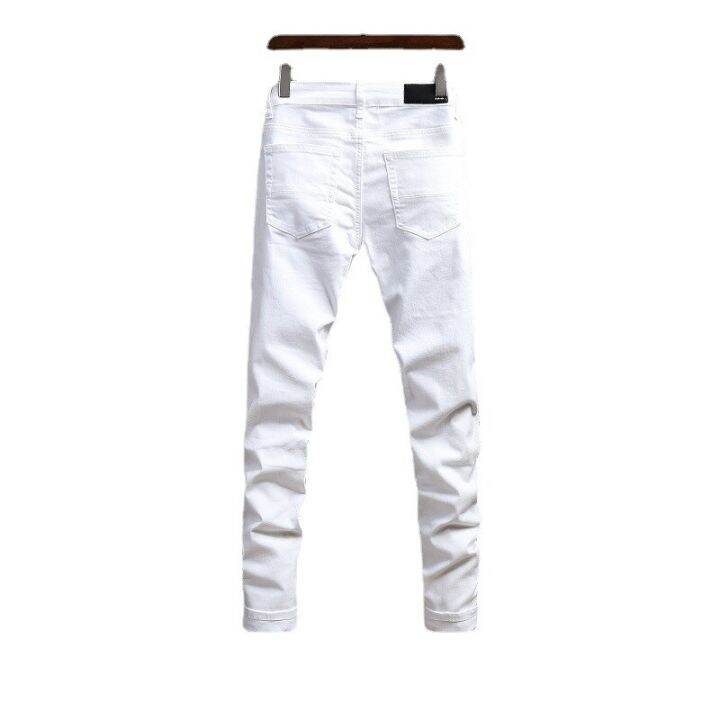 amiri-white-casual-slim-fashionable-mens-jeans-with-hole-patch-fashion-brand-amiri-casual-straight-pants-large-size-28-40