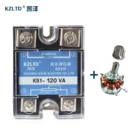 Kzltd Ssr-120va 470K โอห์มถึง25-480V Ac โซลิดสเตทรีเลย์120a รีเลย์สภาพแข็งผ่อนคลายเครื่องควบคุมความต้านทาน120a รีเลย์ Ssr