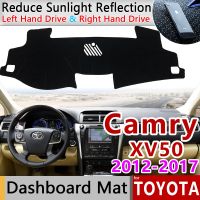 ▣✎ for Toyota Camry 50 XV50 2012 2017 Anti-Slip Mat Dashboard Cover Pad Sunshade Dashmat Carpet Car Accessories 2013 2014 2015 2016