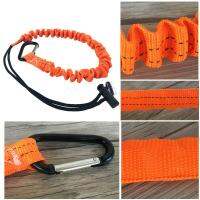 【 Cw】retractable Safety Rope escopic Elastic Rope Tool Buckle For Climbing Accessories Safety Rope Single Carabiner Tool Lanyard