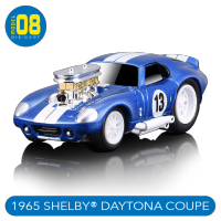 Maisto โมเดลรถกล้ามเนื้อ1:64 1965 SHELBY DAYTONA COUPE โมเดลของเล่นสะสมกล่องจัดแสดงฟรี