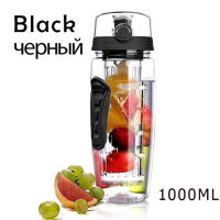 32oz 1000ml BPA Free Fruit Infuser Juice Shaker Sports Lemon Water Bottle Tour hiking Portable Climbing Camp detox Bottles