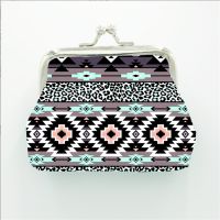 【CW】♞⊕✐  Fashion Bohemia Printing Coin Purses Hasp Wallet Ladies Clutch Change Purse Female Money Leather