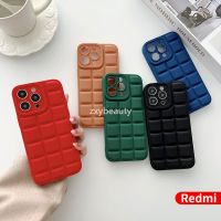 เคสแฟชั่นสี่เหลี่ยมสำหรับ Redmi 12 4G 12C 2023เคสป้องกันมือถือปลอกซิลิโคนสำหรับ Redmi12 Remi12C C ฝาหลังนิ่ม