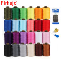 24 Color Sewing Thread 1000 Yards Polyester Thread Spool Kits with Sewing Accessories for Quilting Needlework Craft Hand Machine