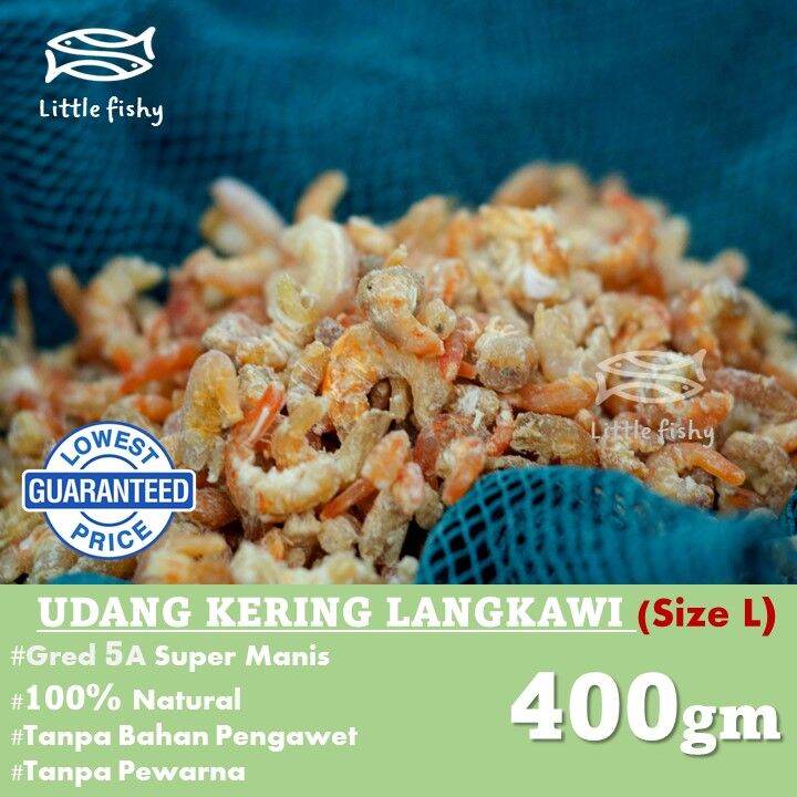 Udang Kering Harga Borong Gred 5A (Size L) 400g/200g Dried Shrimps ...