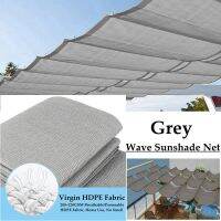 Thicken Grey Color Home Courtyard Pavilion Terrace Screen Sun Room Canopy Cloth Swimming Pool Car Telescopic Wave Sun Shade Net