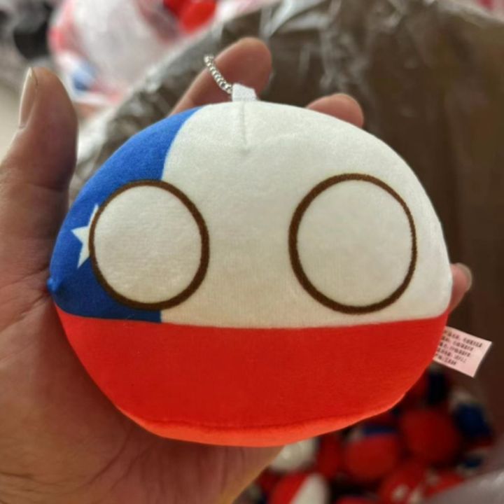 cw-10cm-polandball-pendant-countryball-balls-of-chile-mexico-spain-netherland-ussr-russia