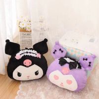 Sanrio Kuromi หมอนข้างเตียงปีศาจน้อยลายการ์ตูนน่ารัก,หมอนใบใหญ่หมอนอิงหมอนข้างเตียงหมอนอิงพนักพิงในบ้านน่ารักเป็นของขวัญ Hiasan Mobil สำหรับเด็กผู้หญิง