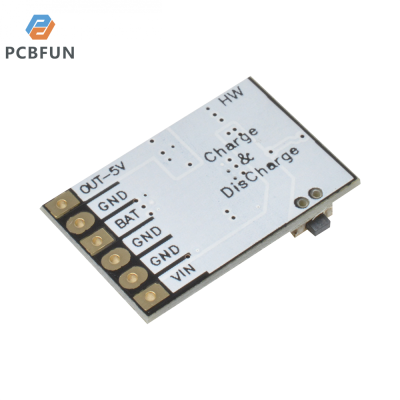 pcbfun โมดูลรวมที่ชาร์จไฟ2A 5V สำหรับแผงโมดูล PCB ป้องกันพลังงานเพิ่มการชาร์จไฟแบตเตอรี่ลิเธียม18650