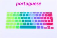 Portugal Portuguese EU / UK Silicone Keyboard Cover Skin Sticker Protection Film For Mac Macbook Air Pro Retina 13 15 17 inch Basic Keyboards