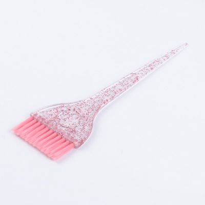 ‘；【。- Professional Hair Dye Brush Plastic Crystal Hair Coloring Applicator Brush Hair Comb Barber Tools Salon Hair Styling Accessories