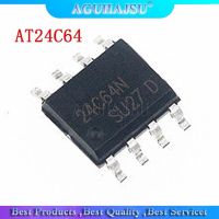 20pcs 24C64 AT24C64 24c64 หน่วยความจําชิป SMD SOP-8 ขายส่ง