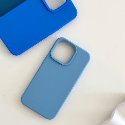 Silicone premium Case v.2 (stone blue colors)
