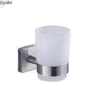 Square 304 stainless steel wire drawing single cup ho bathroom toothbrush cup toilet supplies mouthwash cup holder DyuIhr