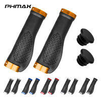 PHMAX MTB ที่คลุมแฮนด์จักรยาน,มือจับล็อค,หมวกปลายแฮนด์อลูมิเนียมอัลลอยยางนิ่มกันลื่น