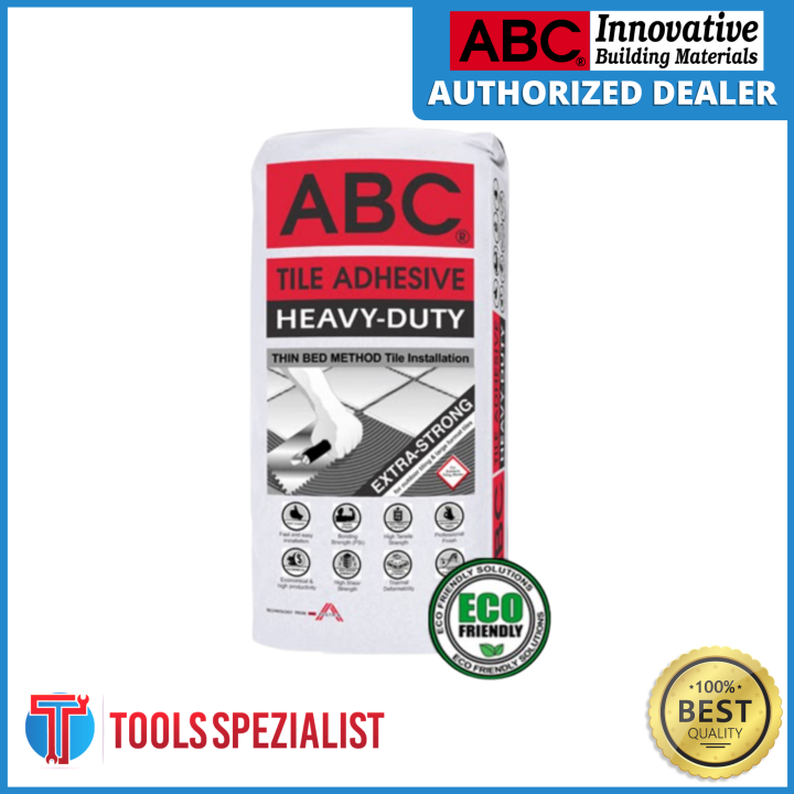 ABC Tile Adhesive 25KLS/BAG REGULAR Lazada PH