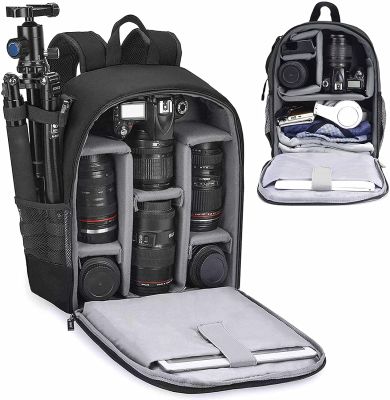 CADeN DSLR Camera Backpacks Professional Water-resistant Large Capacity Bag for Digital Cameras Lens Laptop for Nikon Canon Sony